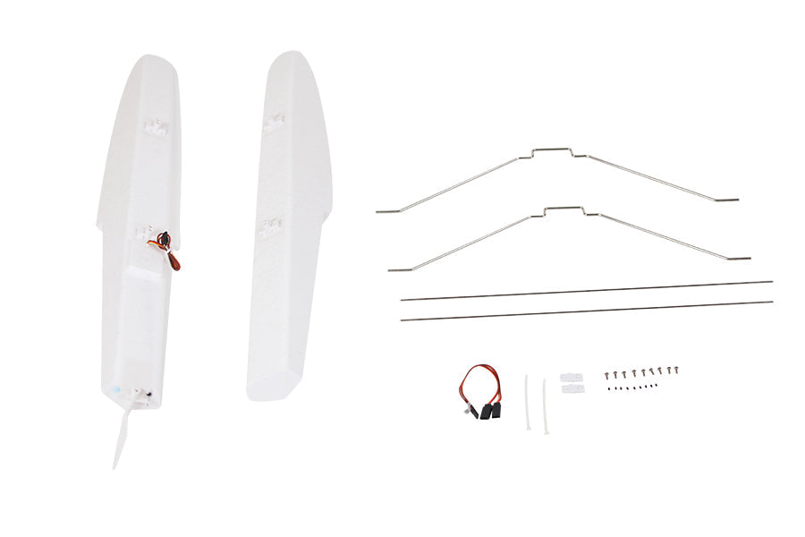 Float set for 1800mm Ranger model with floats, support rods, and accessories