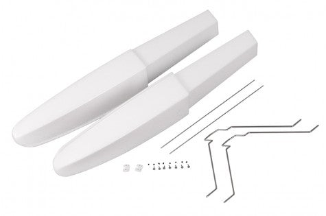 Float set components for 1400mm Kingfisher RC model airplane